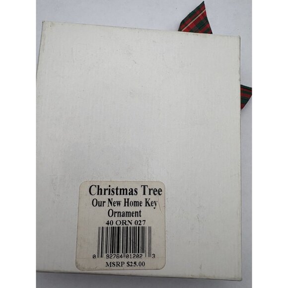 Spode Christmas Tree Ornament 1999 Our New Home Rare Retired Key W/Box - Picture 3 of 5